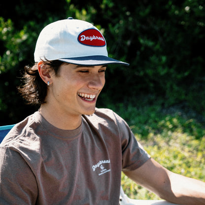 Daybreak Oval Patch Snapback Natural/Navy/Red