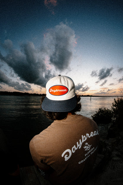 Daybreak Oval Patch Snapback Natural/Navy/Red