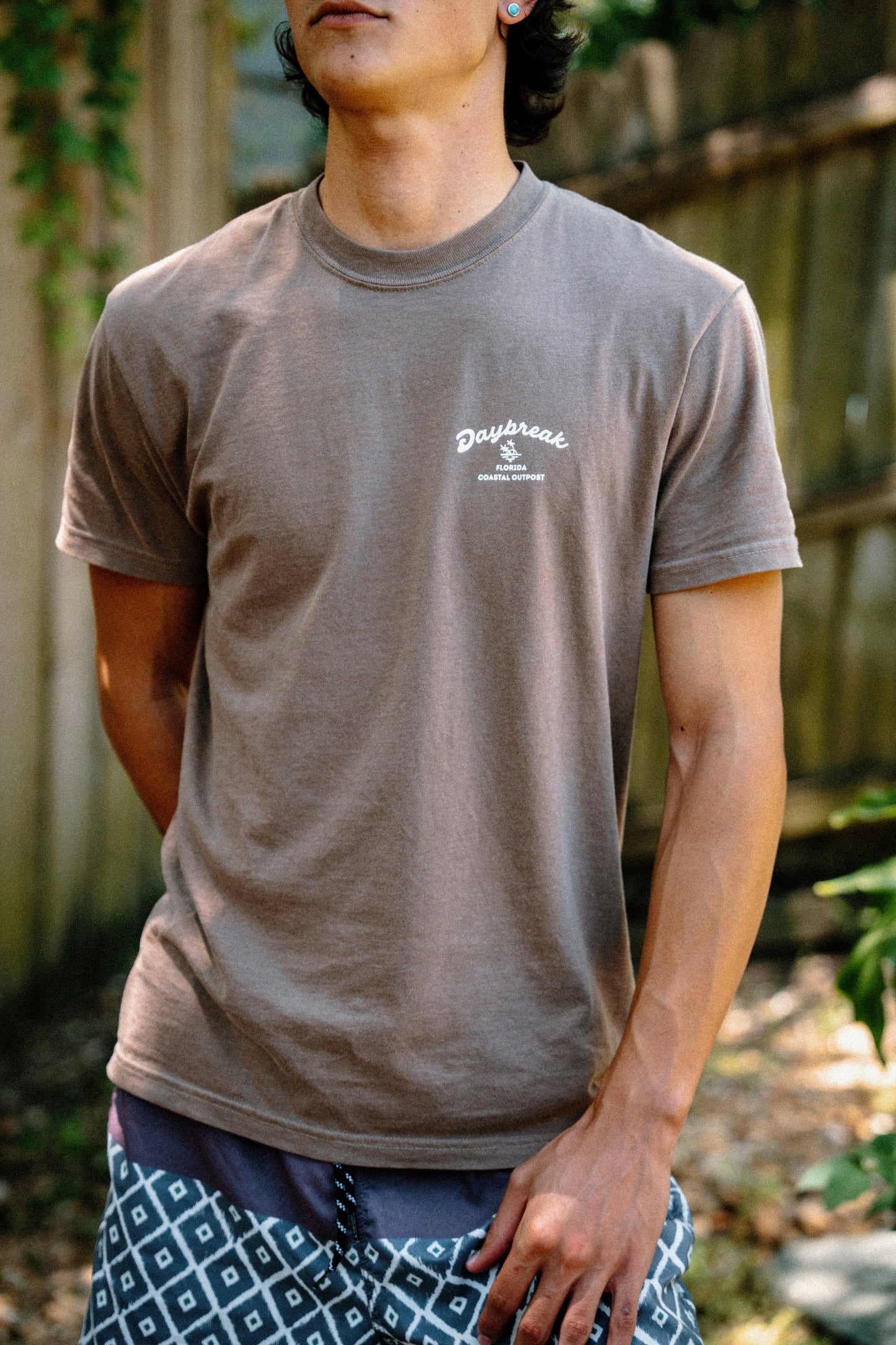 Daybreak Logo Tee Espresso