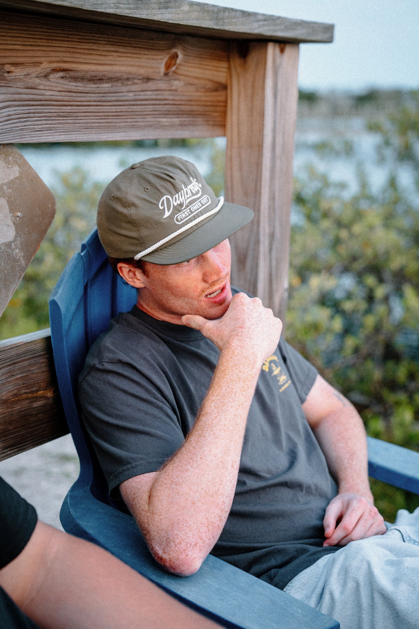 First Ones Out Snapback Olive/White